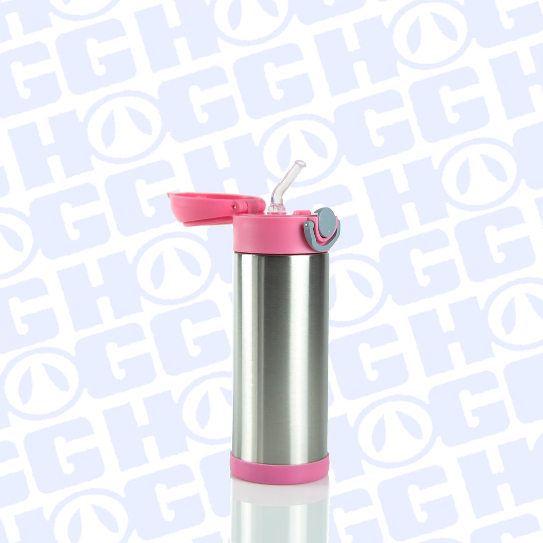 12 oz kids sippy- blue and pink