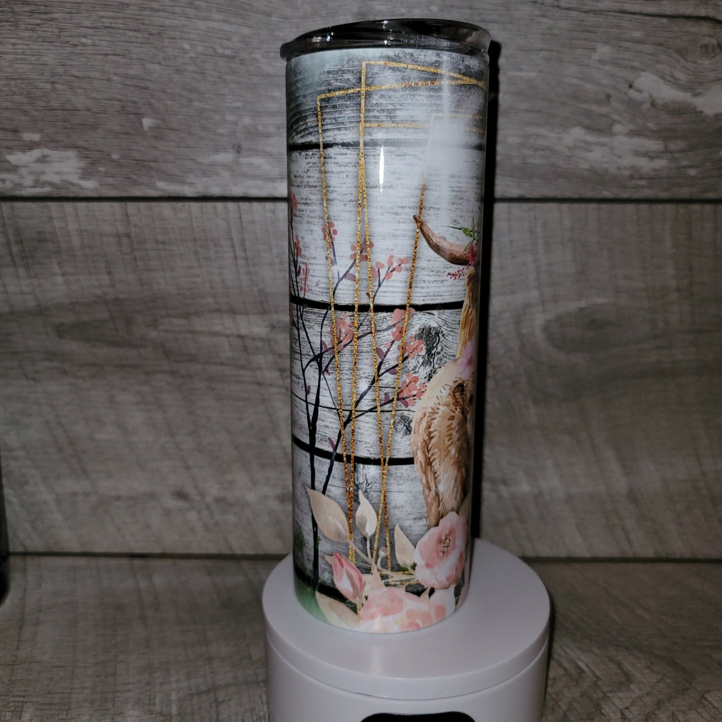 Highland cow and calf tumbler