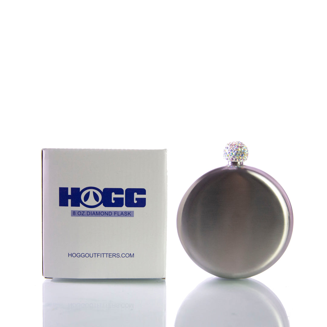 8 oz diamond flask