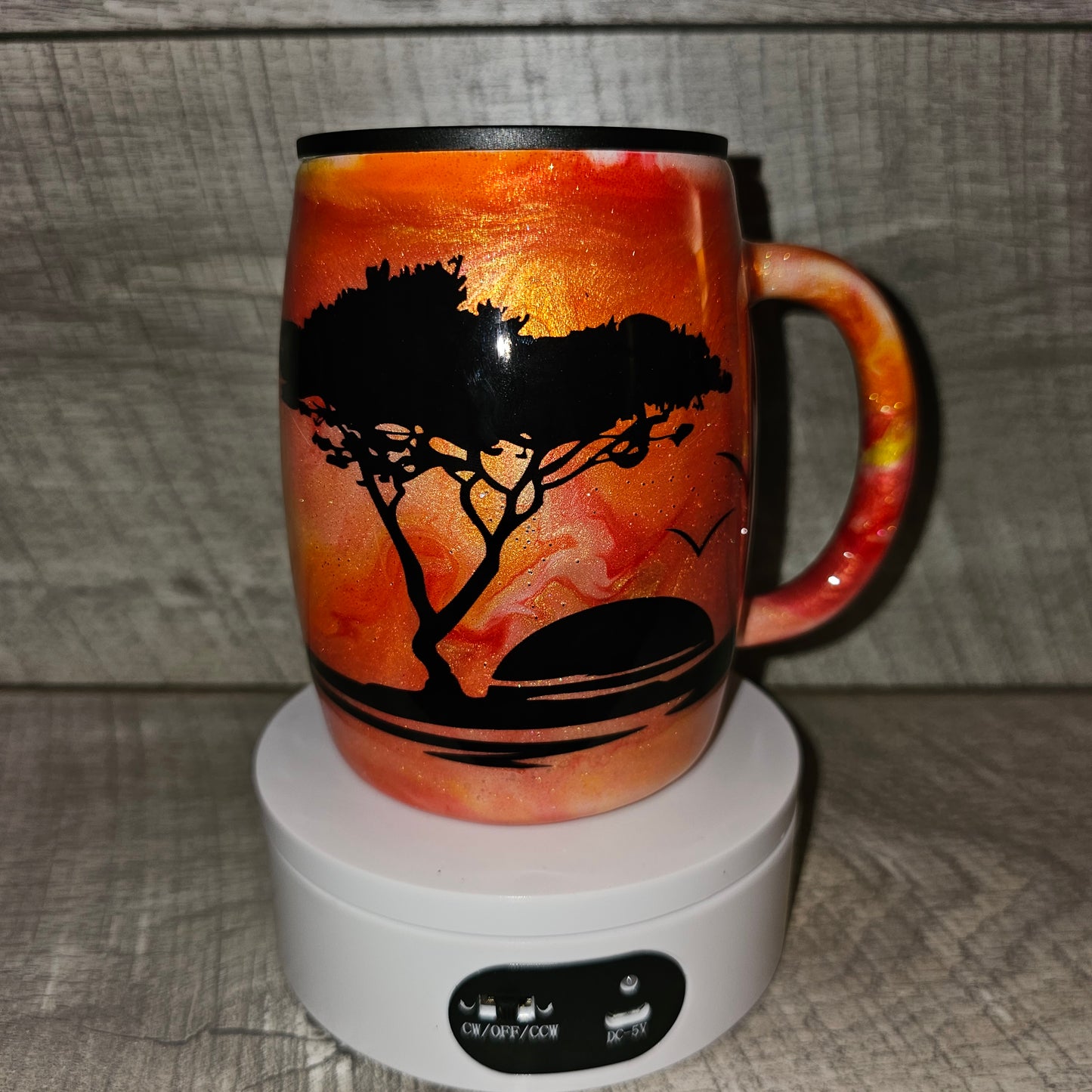 14 oz coffee mug with handle