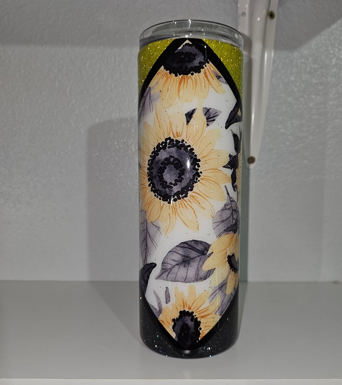 20 oz Skinny Sunflower Tumbler