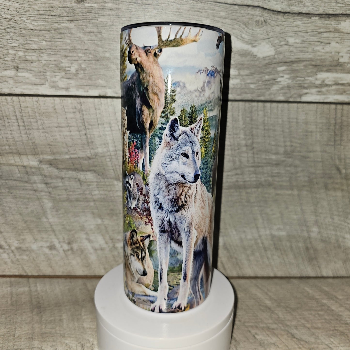 20 oz skinny Woodland Creatures Tumbler