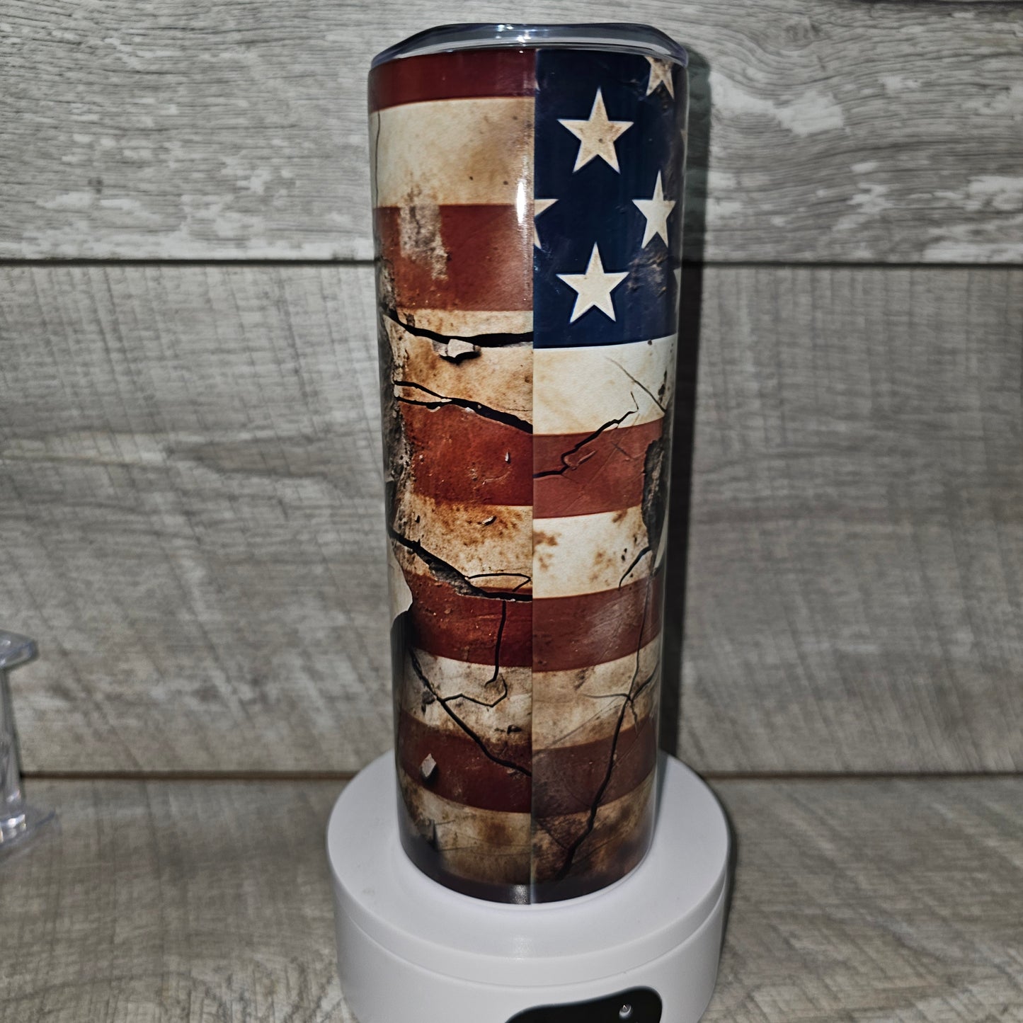 20 oz Skinny American Baseball Tumbler