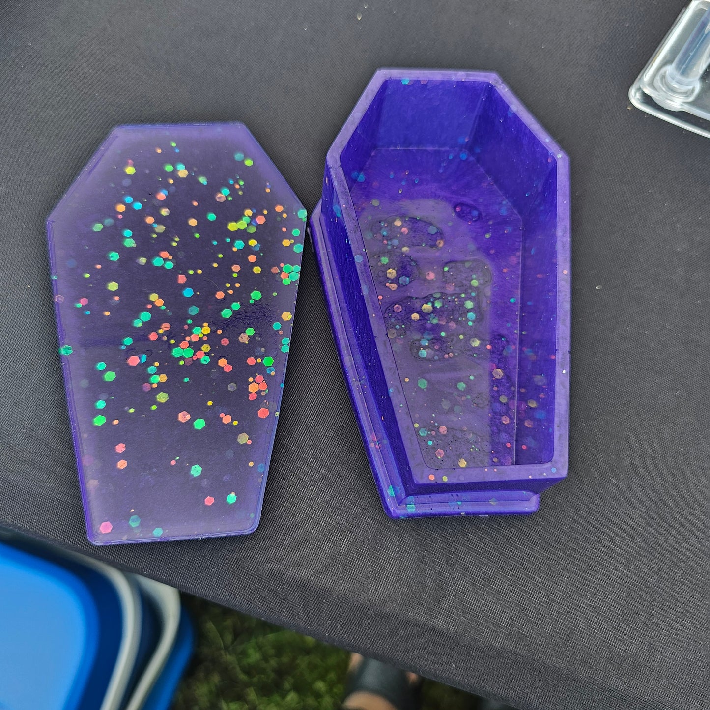 Coffin trinket holder