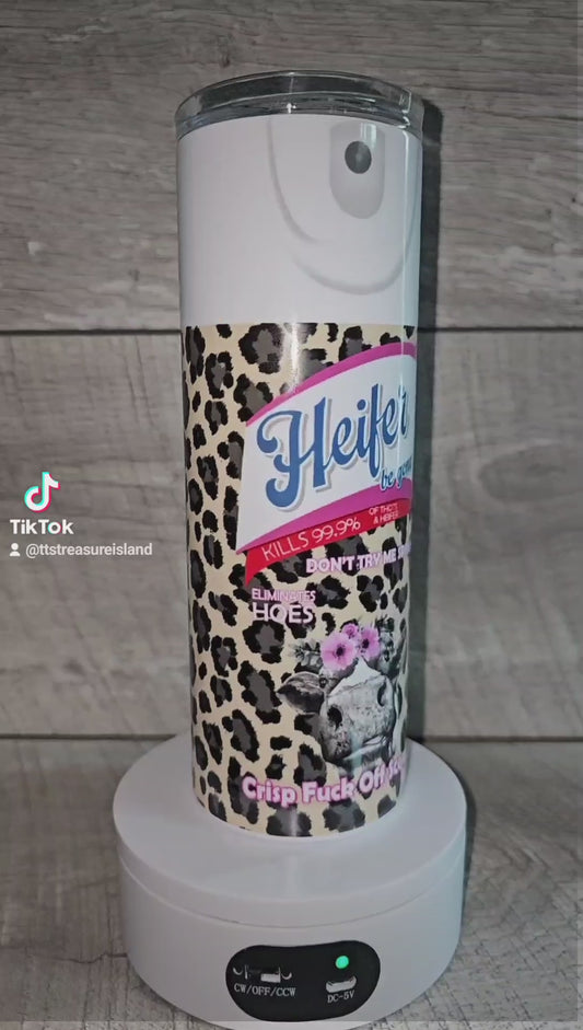Heifer spray sublimation tumbler