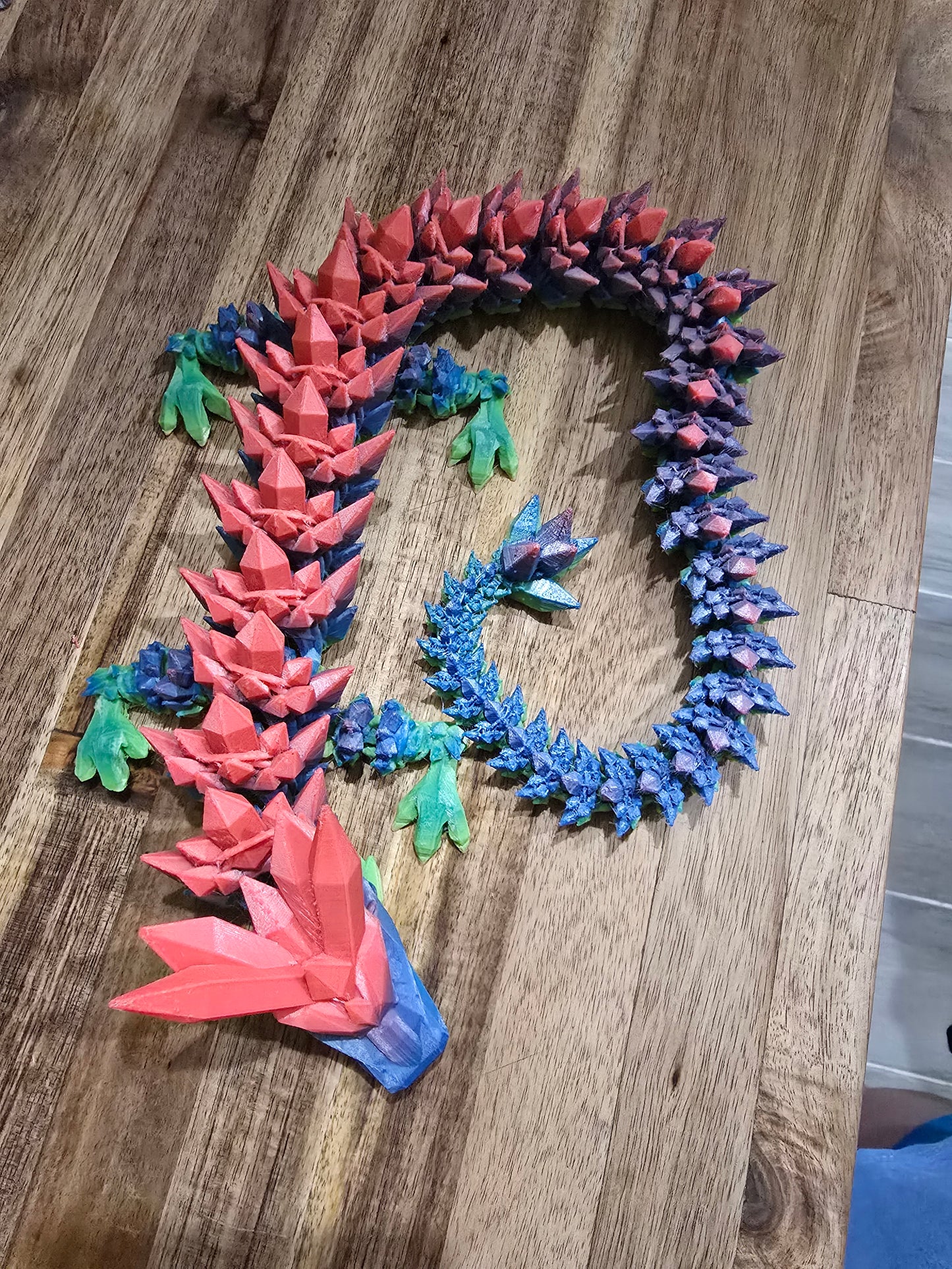 3D printed Rainbow Dragon