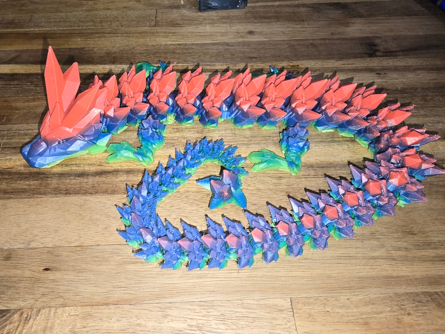 3D printed Rainbow Dragon